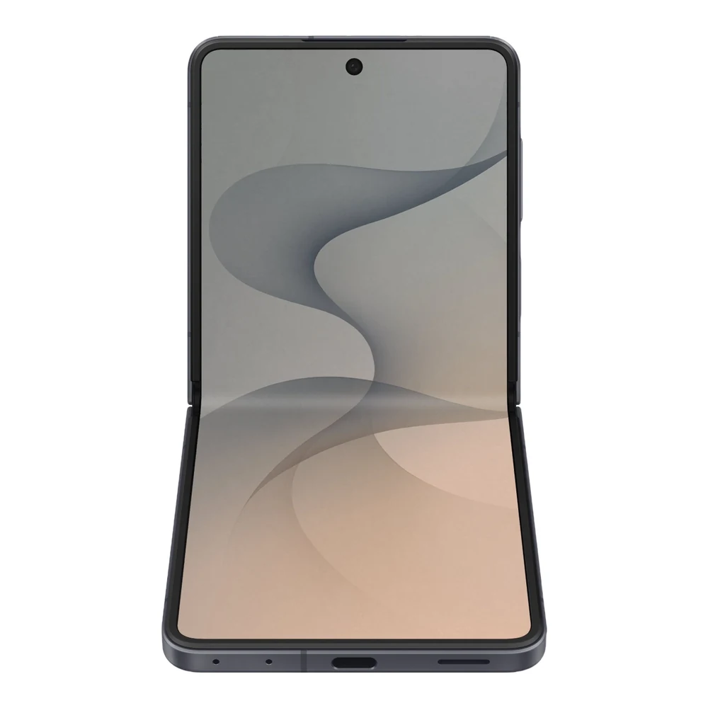 Смартфон Samsung Galaxy Z Flip8 в цвете Graphite &mdash; раскрытый основной экран