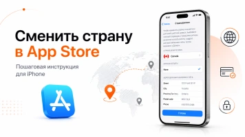 Как сменить регион в App Store на iPhone: инструкция