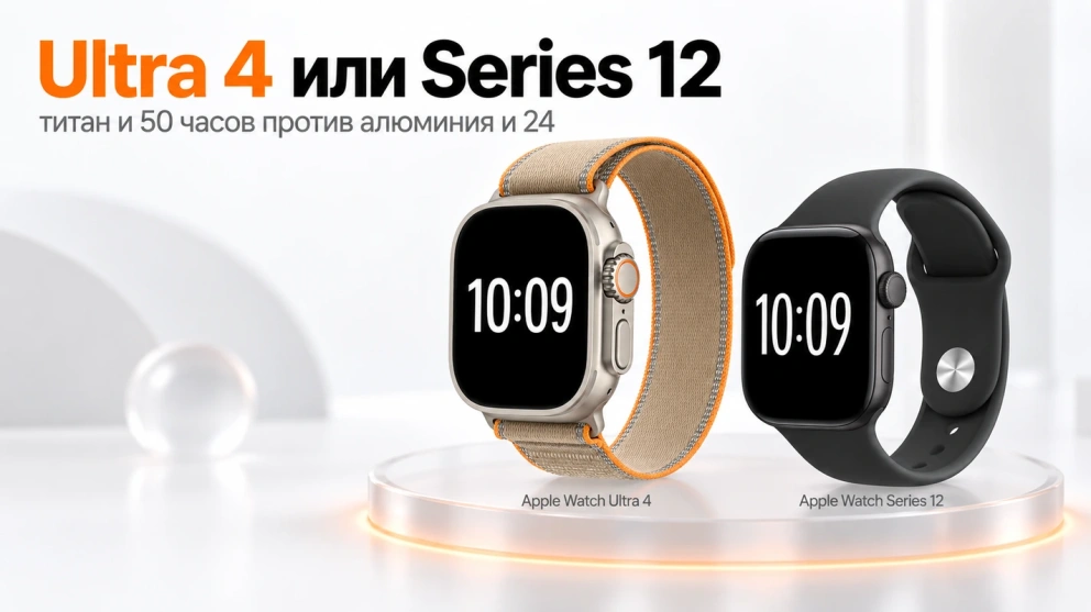 Apple Watch Ultra 4 или Series 12: какие часы выбрать
