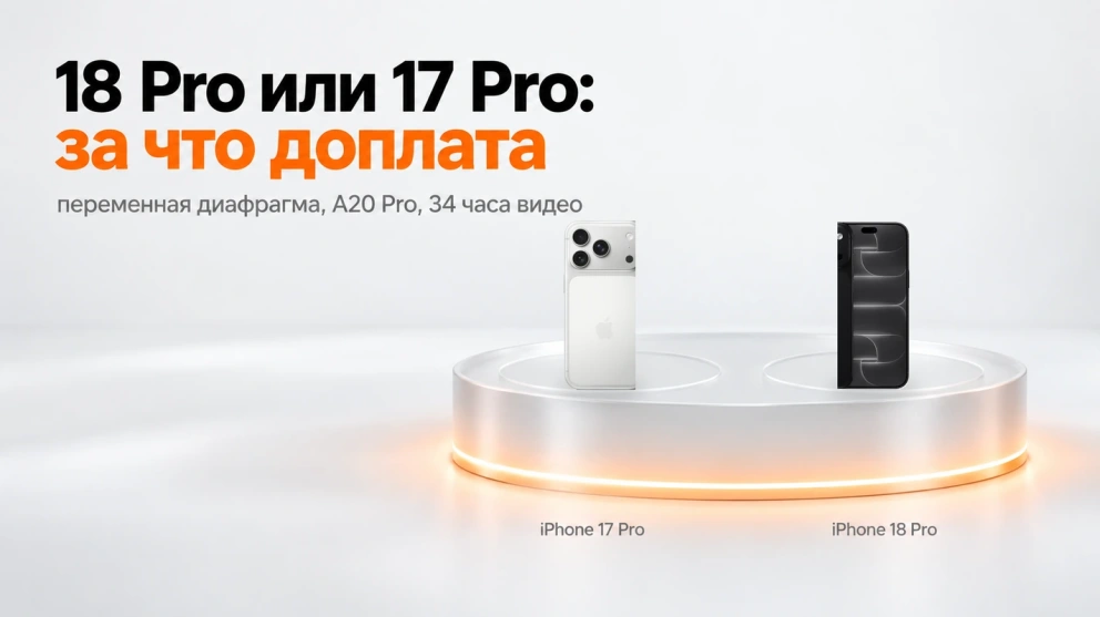 iPhone 18 Pro или 17 Pro: за что доплата и кому какой