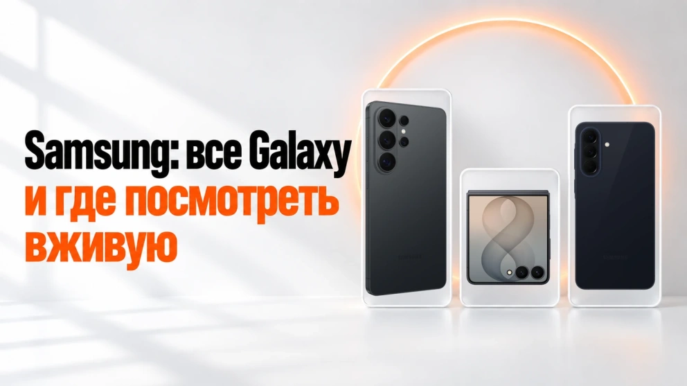 Samsung в Краснодаре: все Galaxy и где посмотреть вживую