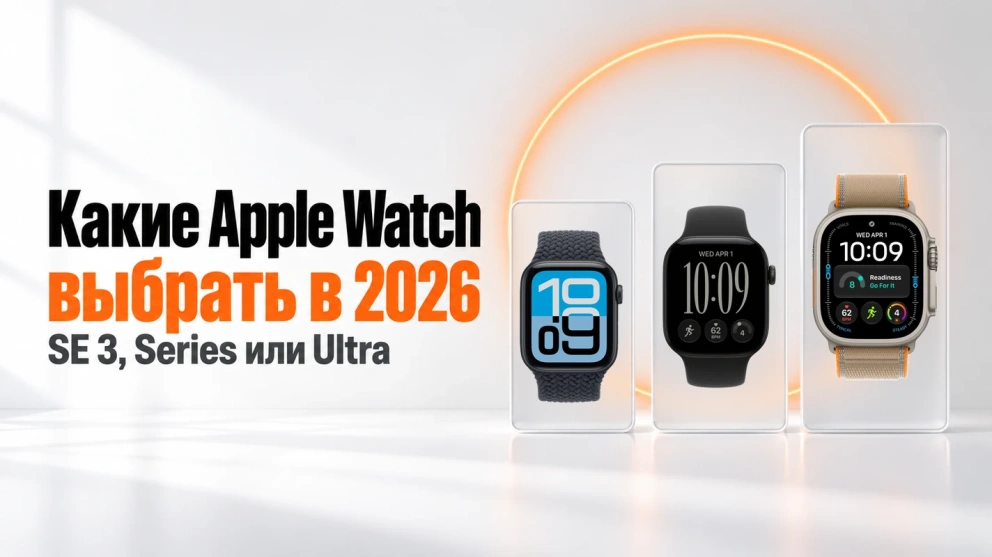 Какие Apple Watch выбрать в 2026: SE 3, Series или Ultra