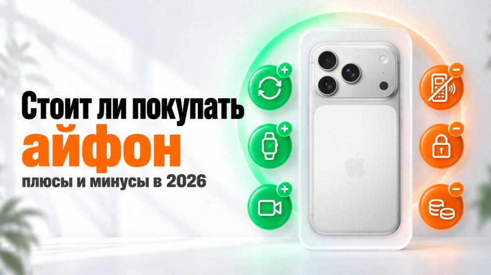 Стоит ли покупать айфон в 2026: плюсы, минусы и кому он подходит