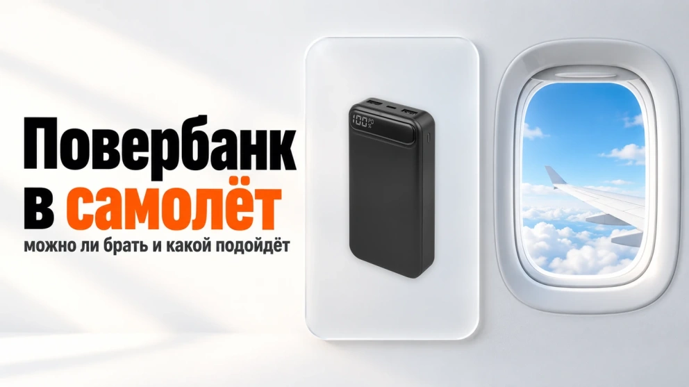 Можно ли брать повербанк в самолёт и какой подойдёт